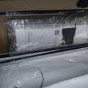 Modern LED Chandelier, Double Rectangles Ceiling Pendant Lights, LED Island Lights Dimmable Chandeliers for Dining Room Living Room Bedrooms, Black (40CM/60CM) (15.74in+23.62in)