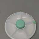 GoBe Kids Small Snack Spinner Flip Bundle with Hand Strap and Sticker Sheet - Reusable Snack Container with 5 Compartment Dispenser and Lid | BPA/PVC Free | Dishwasher Safe | No Spill- GoBe Grey