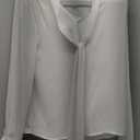 Women's Long Sleeve Bow Blouse 6