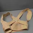 Back Posture Corrector for Women: Adjustable Shoulder Posture Brace Straightener Pain Relief (Small/Medium) (Beige)