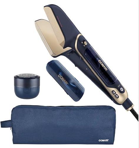 Conair Steam Stylist with Fabric Shaver, Extra Water Tank, and Storage Bag Press Iron & Steamer - Great for Home, Office, or Travel | 3-in-1 Steam Iron for Quick Wrinkle Removal