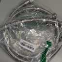 4FT Premium Steam Dryer Hose Installation Kit-Include 4 Ft 90 Degree Elbow Stainless Steel Hose,1 Foot Inlet Adapter Hose and Y Connector-Fit for All Steam Dryers by AMI PARTS