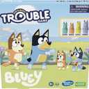 Hasbro Gaming Trouble: Bluey Edition Board Game for Kids, 2-4 Players, Race Bluey, Bingo, Bandit, or Chilli to The Finish, Ages 5 and Up
