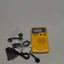 Sangean DT-400W Weather Alert Pocket Radio, AM/FM, Yellow