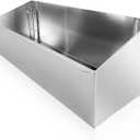 Aluminum Fuel Tank Rack Multi Use Storage Cabinet Holder Organizer Length 24" Suitable for Store Garages Enclosed Racing Trailers Work Areas Automotive Parts Silver