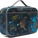 FlowFly Kids Lunch box Insulated Soft Bag Mini Cooler Back to School Thermal Meal Tote Kit for Girls, Boys, MyDinosaur