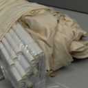 Large Kids Tent Playhouse Base Fabric with Star Lights, Flags and Tote Bags, Kids Play Tent Indoor & Outdoor, Washable Teepee Tent for Boys & Girls, Play House for Toddler, Neutral Color (Cream)