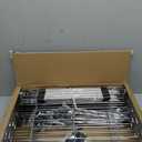 1000 lbs Storage Shelving 4-Tier Utility Shelving Unit Steel Organizer Wire Rack for Home,Kitchen,Office,Chrome (13.7" D x 23.6" W x 53.4" H) (4 Tier 13.7" D x 23.6" W x 53.4" H)