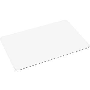 Clear Placemats Set of 2, USA Made, 12 x 18 Inch Rectangle, 2mm Thick Ultra Clear Smooth Vinyl, Safe, for Table (Crystal)