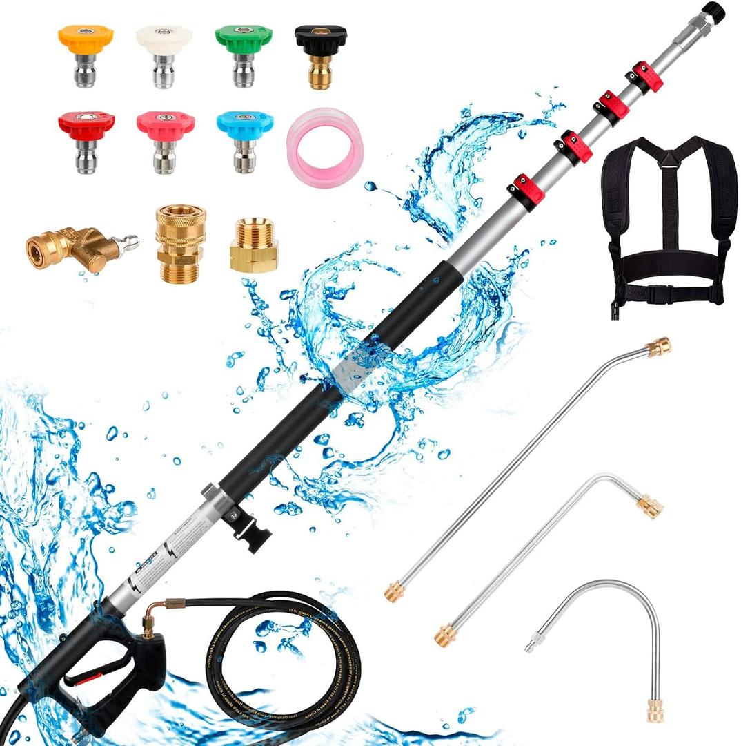 High Pressure Washer Nozzle Set, 7 Pieces Variable Speed Connection, High Pressure Washer Quick Nozzle, 1/4" Quick Connection, 4000 PSI (Washer Wand With 7 Nozzle) High Pressure Washer Nozzle Set, 7 Pieces Variable Speed Connection, High Pressure Washer Quick Nozzle, 1/4" Quick Connection, 4000 PSI (Washer Wand With 7 Nozzle)