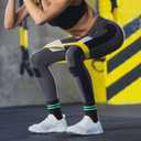 Toes Home Pilates Socks for Women with Non Slip Grippers, Yoga Crew Socks for Barre Hospital Sticky Slipper Socks 4 Pairs