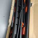 Nerf Elite Blaster Rack - Storage for up to Six Blasters, Including Shelving and Drawers Accessories, Orange and Black One Size