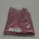 TURSTIN 4 Packs Satin Tablecloth 102 x 58 Inch Overlay Satin Table Cover Rectangle Bright Silk Tablecloth Smooth Fabric Table Decoration for Wedding Banquet Party Events, Burgundy