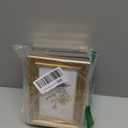 BESCRCL Picture Frame Gold with Real Glass, Ornate Vintage Photo Frames for Wall and Tabletop Display, Set of 4, Size: 5.5" x 7.5"