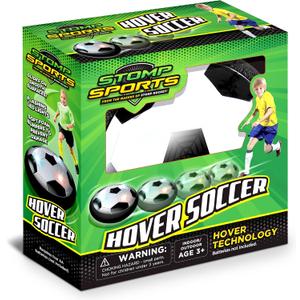 Hover Soccer from The Makers of Stomp Rocket – LED Lights and Padded Bumpers Indoor Air Soccer Toy for Boys Girls Ages 3 4 5 6 7 8 + Fun Games