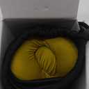 SNUGL Neck Travel Pillow - Memory Foam Airplane Pillow - Flight Pillow | Neck Support Travel Pillow with Carry Bag & Clip | Neck Pillows for Sleeping Travel Plane | Flying Travel Essentials - D.Yellow