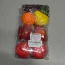 Artificial Fruits Pack, Fake Mixture Fruits for Home Decor, Simulation Fruit Set, Party Chirstmas Decortion, Faux Fruit Modle for Photoshoot, Artificial Apple Pear Grape Orange (6 Kinds,8 Pcs)
