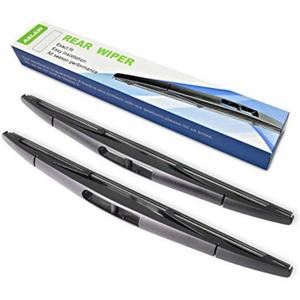 Rear Wiper Blade,ASLAM 16B Rear Windshield Wiper Blades Type-E for Original Equipment Replacement,Exact Fit(Pack of 2)