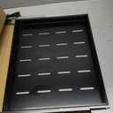 1U Sliding Rack Shelf 19" Server Rack Mount Cabinet 14"-22" Adjustable Depth 4 Post