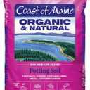 Coast of Maine Organic & Natural Bar Harbor Blend Potting Soil - Organic Soil w/Perlite for Enhanced Drainage & Aeration - for Flowers, Herbs & Veggies, Floral Baskets & Container Gardening (1 cu ft)