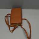 S-ZONE Small Crossbody Bags for Women Cell Phone Purse RFID Blocking Wallet Purses with Credit Card Slots (Brown)