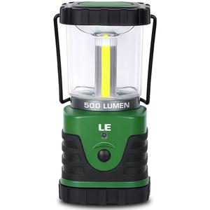 LED Camping Lantern, 500LM, 3 Light Modes, Power Bank, IPX4 Waterproof, Perfect Lantern Flashlight for Hurricane Emergency, Hiking, Home and More