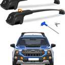 Upgrade HmmtyRack Roof Rack Cross Bars 360lbs Compatible with Subaru Forester Wilderness 2022-2026, Top-Lock Easy Installation Aluminum Crossbar for Rooftop Cargo Carrier Luggage Kayak