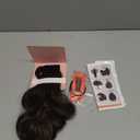 FELENDY 18" Ponytail Extension Curly Wavy Clip in Hairpiece Wrap Around Long Pony Tails Hair Extensions Synthetic for Women Medium Brown