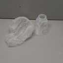 3 Pack Alabaster Glass Shade, Bell Shaped Light Fixture Replacement Globe or Cover with 2-1/8-Inch Fitter for Ceiling Fan Light Chandelier Wall Sconce G0106-Bell Frosted Glass Shade 3 Pack