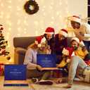 2 Set Christmas Fishing Gift for Men Advent Calendar 2025, 256 Pcs Fishing Lure Advent Calendar 24 Day Countdown Tackle Kit for Adults Fisher Men Women Father Grandpa Teen Boys, Xmas Gift