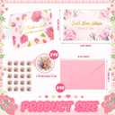 2 x Eaasty 48 Pack Pink Mother's Day Religious Gold Foil Cards with Envelopes and Stickers 6 Elegant Designs for Party Supplies