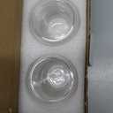 Double Wall Expresso Cups (Set of 2), 3 Ounce Glass Espresso Mugs - Clear, Double Walled, Insulated, Small Demitasse Cups for Espresso Machine - Microwave Safe