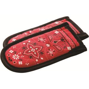 Lodge Fabric Hot Handle Holder (Pack of 2) - Machine Washable Hot Handle Holder Designed for Traditional Lodge Cast Iron Products - Reusable Heat Protection Up to 350 - Bandana