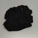 REORIA Women's Trendy Sexy Crew Neck Thumbholes Long Sleeve Sheer Mesh Going Out Bodysuit Tops (Black), S