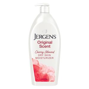 Jergens Original Scent Dry Skin Body Lotion, Hand and Body Moisturizer, Cherry Almond Essence, Dermatologist Tested, 32 Oz (32 Fl Oz (Pack of 1))