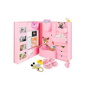 Baby Keepsake Box - Baby Memory Box - Baby Boy Girl Keepsake Box Tins Memory Box Pregnancy Baby Bubbs Storage Box Baby First Year Box Library Baby All-in-One Organizer