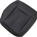 NLQR Front Driver Bottom Replacement Seat Cover Black Microfiber Leather Compatible with Mercedes Benz GL320 GL350 GL450 GL500 GL550 2007-2012