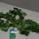 Simulation Leaf Garland Vine Artificial Green Leaf Vine Strands Realistic Decorative Wall Hanging Greenery for Indoor Outdoor Decor