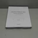 ZICOTO Decorative Photo Storage Box - Sturdy Linen Photo Organizer with Dividers is Perfect to Store Up to 1700 Pictures and 4x6 Photos - Portable Scrapbook Storage Containers with Lid (Beige)