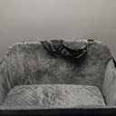 Dog Car Seat Up to 55lb,2 Clip-On Safety Adjustable Leashs Car Dog Bed for 2 Small Dogs,Fully Detachable and Washable Pet Car Seat with 2 Storage Pockets,Easy to Install(Black/Grey, Large)