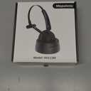 Bluetooth Headset, Wireless Headphone with AI Noise-Canceling Microphone On Ear Wireless Headset with USB Dongle for Computer Office (Black)