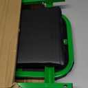 Auto Dynasty 40" Z-Creeper Seat, 2-in-1 Foldable Garage Creeper Shop Seat, 330 LBS Capacity Automotive Mechanic Repair Under Car Rolling Creeper Seat, Green