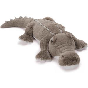 MorisMos 46 inch Giant Alligator Stuffed Animal, Soft Large Alligator Plush Pillow Toy, Big Stuffed Crocodile Gifts for Kids Boys Girls