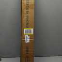 Warm Gold Double Curtain Rods for Window 28 to 48 Inch, Heavy Duty Double Drapery Rod with End Cap, 1-Inch Front and 5/8 Inch Back Double Window Rods, Decorative Telescoping Double Rod Curtain Rods