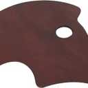 Ergonomic Wooden Palette for Oil Painting 15 * 11 inch - Artist Mixing Painting Palette for Acrylic Watercolor Painting Art Walnut Palette with Reduced Weight