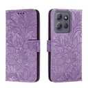 shingtomua for Motorola Moto G Power 2025 Case Wallet with Card Holder Kickstand Magnetic Soft Leather Flip Fold Case for Moto G Power 5G 2025 Cover (L-Purple)