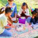 123Pcs Mermaid Birthday Party Decorations Set Mermaid Party Supplies Includes Plates, Napkin, Fork, Cup, Tablecloth, Banner for Baby Shower Ocean Birthday Party Decorations, Serves 24