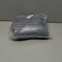 NOL Large Puffy Quilted Tote Bag for Women, Lightweight with Removable Strap & Zippered Compartments for Travel & Work (Dusty Blue)