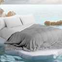 Cooling Comforter Queen Size, Double-Sided Cool Touch Cooling Blanket for Hot Sleepers, Q-Max 0.4 Summer Breathable Cooling Quilt, Oeko-TEX Certified, Machine Washable, Dark Grey
