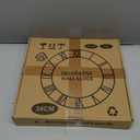 Wall Clock Battery Operated, Silent Non Ticking Modern Rustic Metal Small Clocks for Living Room/Bedroom/Office/Kitchen/Farmhouse Home Decor-14IN (Arabic Number-Black)